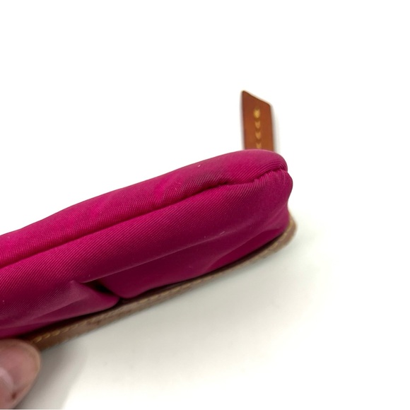 Dooney & Bourke Nylon Small Zippered Compact Coin Case Pink - Picture 6 of 16